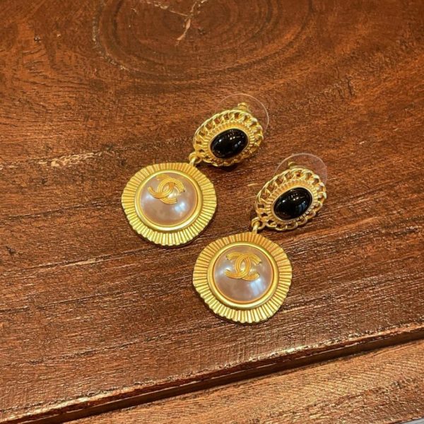 réplica,joyas,joyería,1:1,replica,fake,lujo,barato Pendientes Chanel Pearl Doble C