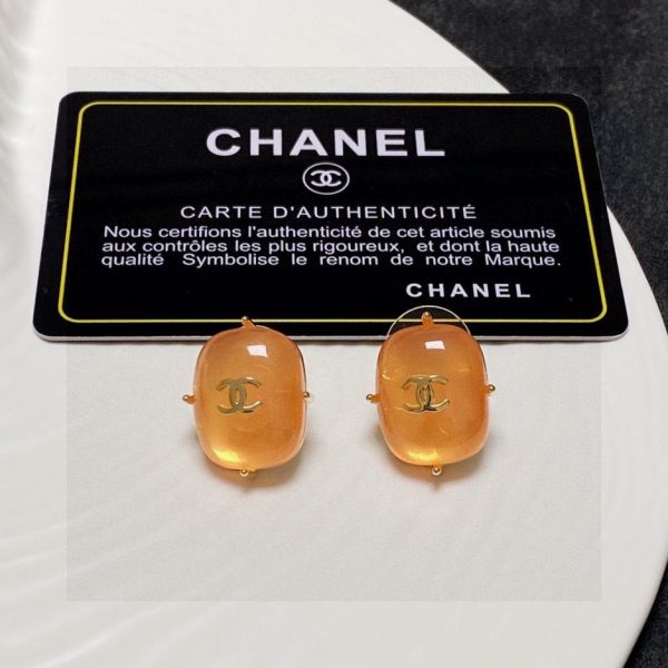 réplica,joyas,joyería,1:1,replica,fake,lujo,barato Pendientes Chanel doble C