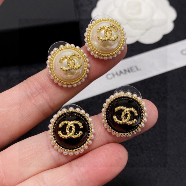 réplica,joyas,joyería,1:1,replica,fake,lujo,barato pendientes de perlas de mijo chanel