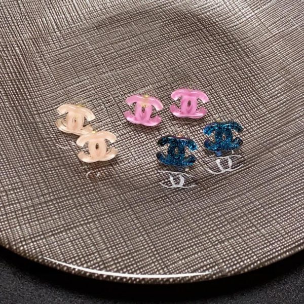 réplica,joyas,joyería,1:1,replica,fake,lujo,barato Pendientes pequeños estilo Chanel