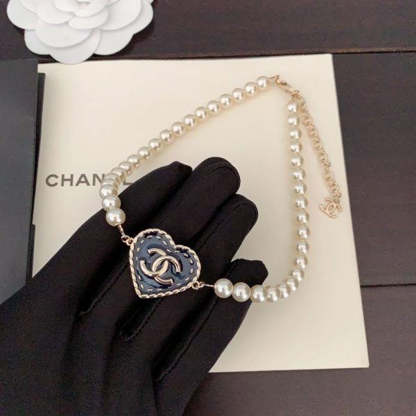 réplica,joyas,joyería,1:1,replica,fake,lujo,barato Pulsera de perlas Chanel Love