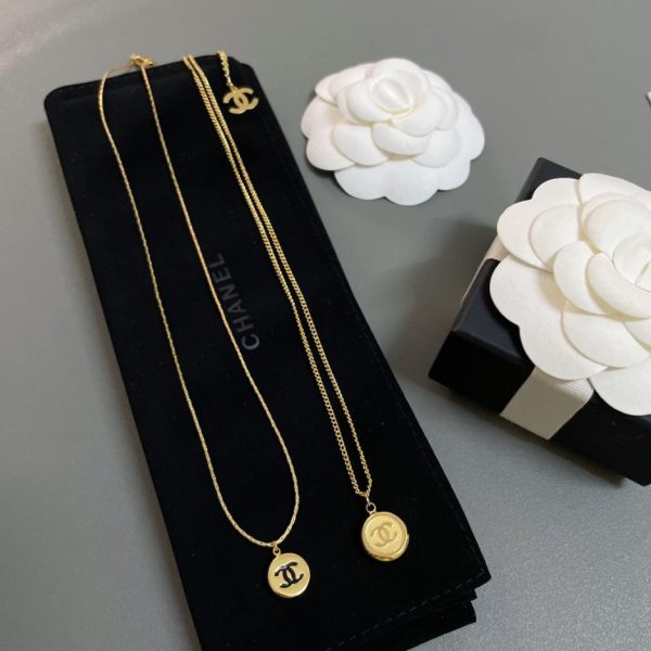 réplica,joyas,joyería,1:1,replica,fake,lujo,barato Collar con doble C y estrella fragante de Chanel