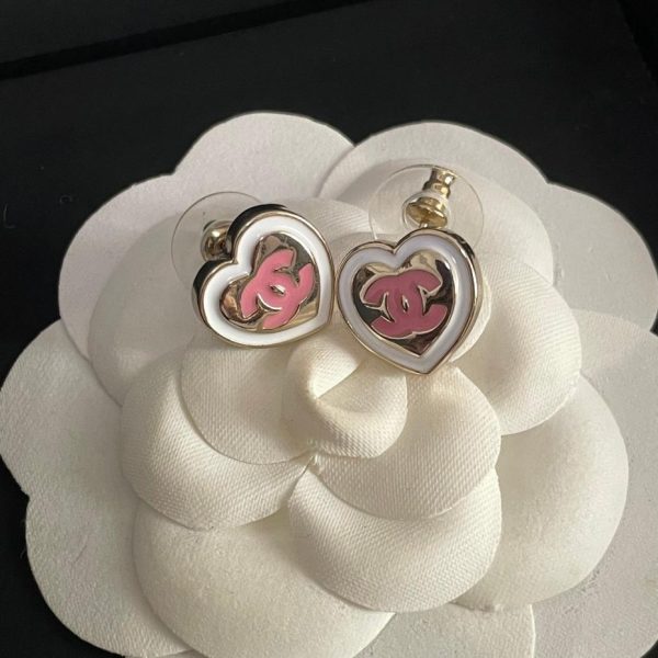 réplica,joyas,joyería,1:1,replica,fake,lujo,barato Pendientes Chanel Love Doble C