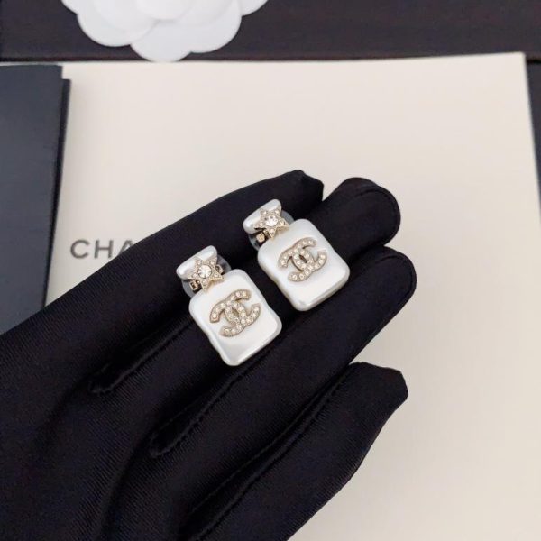 réplica,joyas,joyería,1:1,replica,fake,lujo,barato Pendientes de botella de perfume Chanel