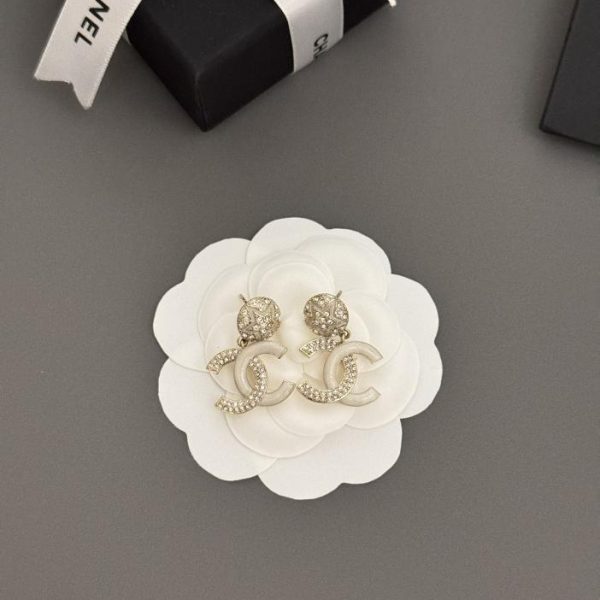 réplica,joyas,joyería,1:1,replica,fake,lujo,barato Pendientes Chanel star cc material zp consistente