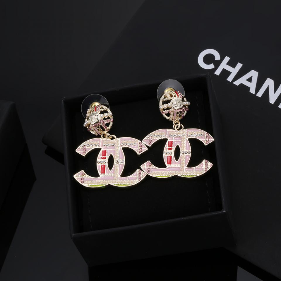 réplica,joyas,joyería,1:1,replica,fake,lujo,barato réplica,joyas,joyería,1:1,replica,fake,lujo,barato Pendientes Chanel Egipto doble c