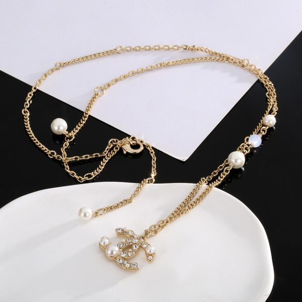 réplica,joyas,joyería,1:1,replica,fake,lujo,barato collar CHANEL