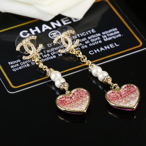 réplica,joyas,joyería,1:1,replica,fake,lujo,barato Pendientes de amor Chanel