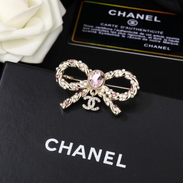 réplica,joyas,joyería,1:1,replica,fake,lujo,barato broche de perlas chanel