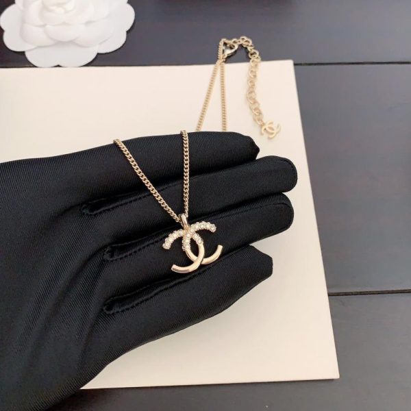 réplica,joyas,joyería,1:1,replica,fake,lujo,barato Collar de perlas blancas Chanel