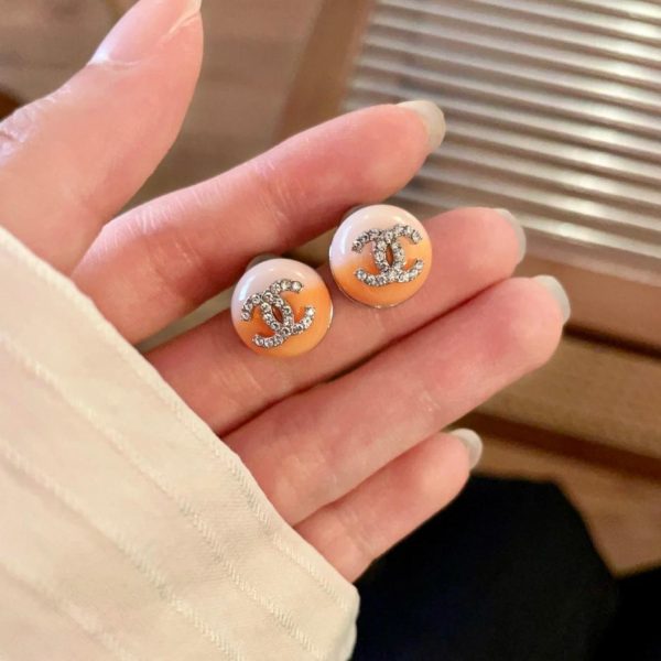 réplica,joyas,joyería,1:1,replica,fake,lujo,barato Pendientes Chanel doble C