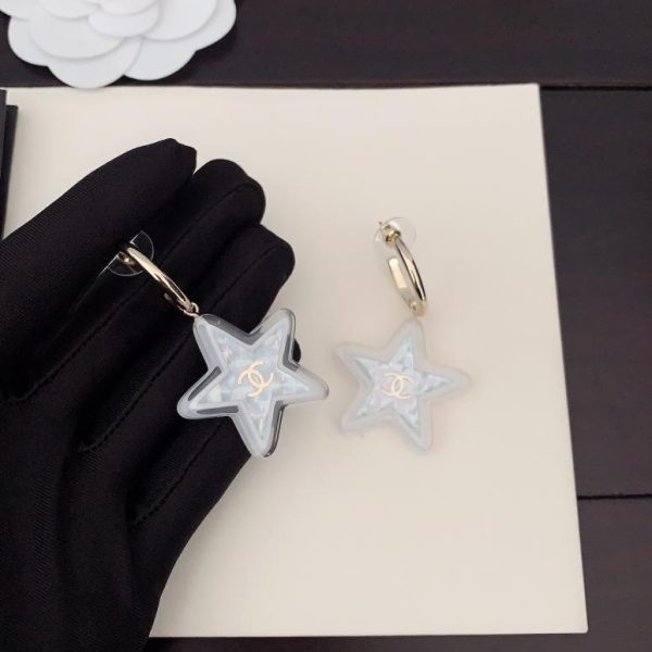 réplica,joyas,joyería,1:1,replica,fake,lujo,barato Pendientes redondos huecos Chanel