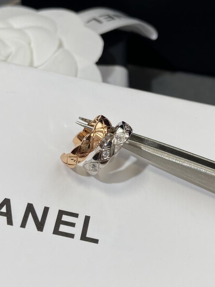 réplica,joyas,joyería,1:1,replica,fake,lujo,barato réplica,joyas,joyería,1:1,replica,fake,lujo,barato Pendientes Chanel Coco CRUSH con rombos y diamantes