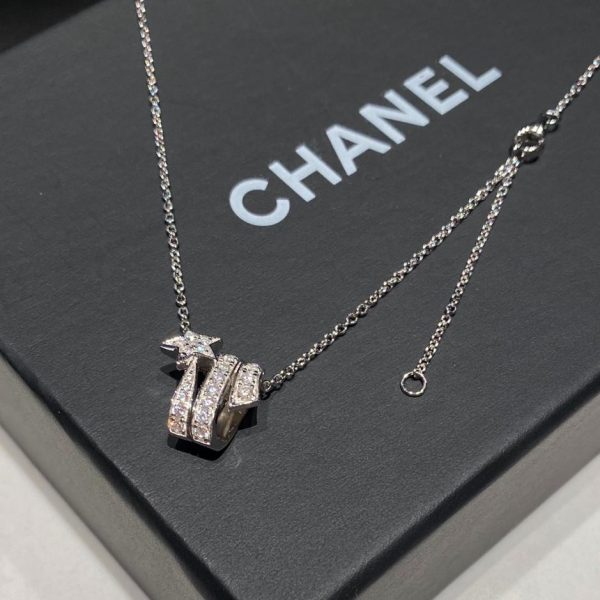 réplica,joyas,joyería,1:1,replica,fake,lujo,barato Chanel COCO CRUSH mini collar de diamantes