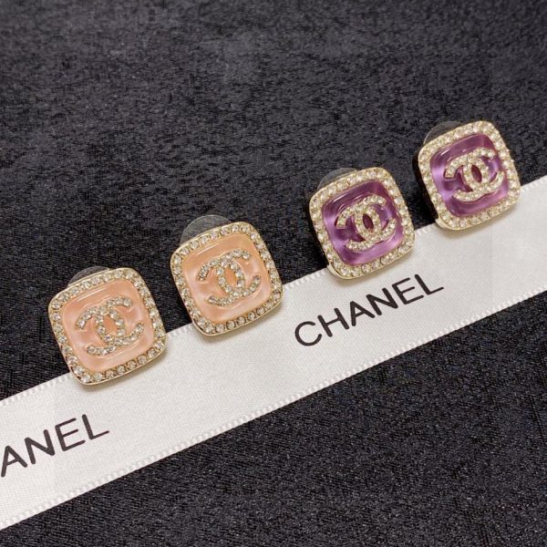 réplica,joyas,joyería,1:1,replica,fake,lujo,barato Chanel diamante completo doble C