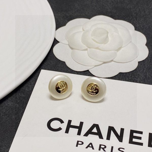 réplica,joyas,joyería,1:1,replica,fake,lujo,barato Pendientes Chanel doble C