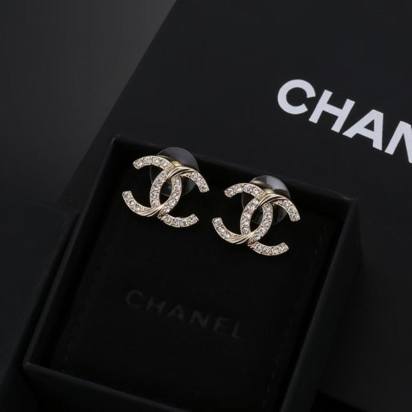 réplica,joyas,joyería,1:1,replica,fake,lujo,barato Pendientes Chanel Egipto doble c