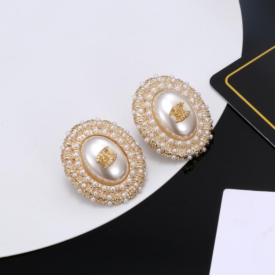 réplica,joyas,joyería,1:1,replica,fake,lujo,barato réplica,joyas,joyería,1:1,replica,fake,lujo,barato Pendientes Chanel Egipto doble c