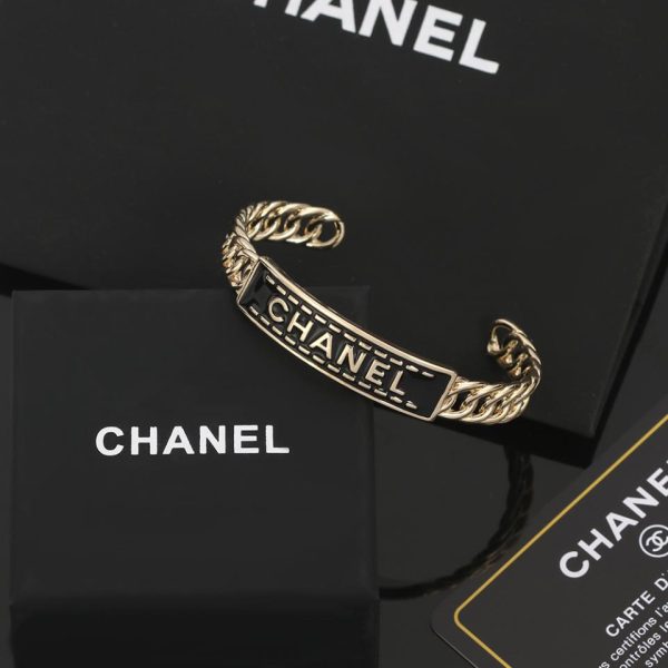réplica,joyas,joyería,1:1,replica,fake,lujo,barato Pendientes Chanel cc negros consistentes en material ZP