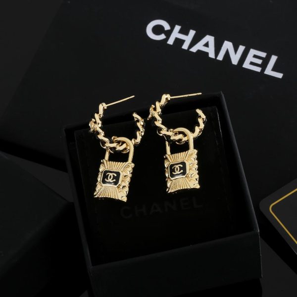 réplica,joyas,joyería,1:1,replica,fake,lujo,barato pendientes chanel