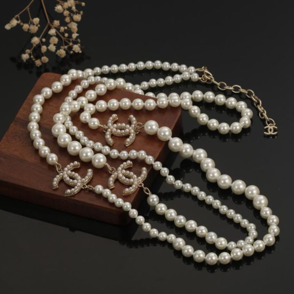 réplica,joyas,joyería,1:1,replica,fake,lujo,barato Pendientes Chanel de oro claro