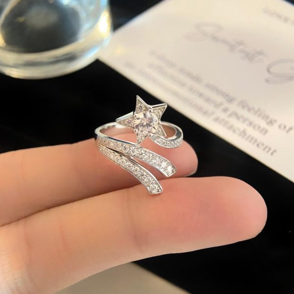 réplica,joyas,joyería,1:1,replica,fake,lujo,barato Anillo Cometa Chanel