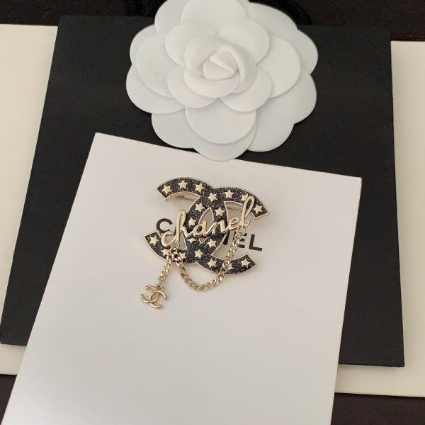 réplica,joyas,joyería,1:1,replica,fake,lujo,barato Pendientes largos Chanel 22k doble c
