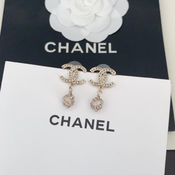réplica,joyas,joyería,1:1,replica,fake,lujo,barato Broche de cadena Chanel cc negro