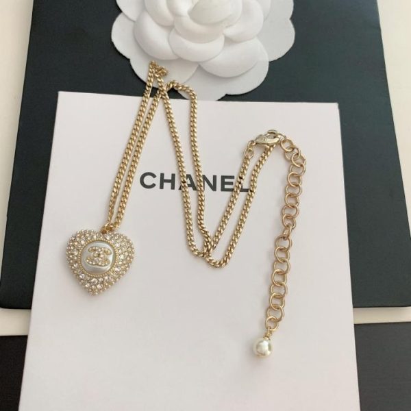 réplica,joyas,joyería,1:1,replica,fake,lujo,barato Collar de perlas retorcidas florales de Chanel