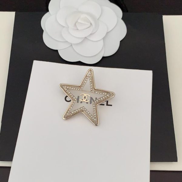 réplica,joyas,joyería,1:1,replica,fake,lujo,barato Collar Chanel con letras y diamantes