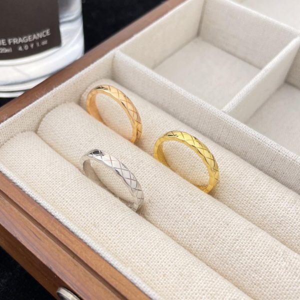 réplica,joyas,joyería,1:1,replica,fake,lujo,barato Anillo Chanel Coco Crush con diamantes mini