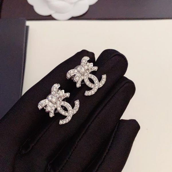 réplica,joyas,joyería,1:1,replica,fake,lujo,barato Pendientes de lazo Chanel