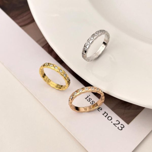 réplica,joyas,joyería,1:1,replica,fake,lujo,barato Chanel Coco Crush anillo de diamantes mini