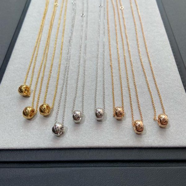 réplica,joyas,joyería,1:1,replica,fake,lujo,barato Chanel Collar CocoCRUSH con rombos y diamantes