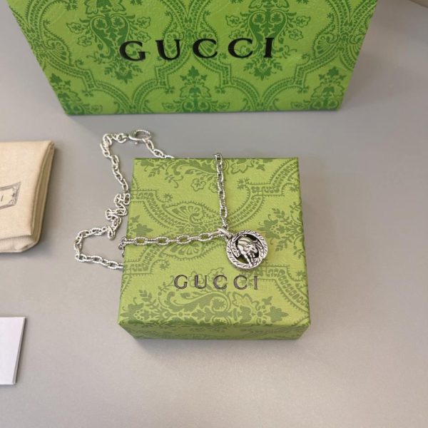 réplica,joyas,joyería,1:1,replica,fake,lujo,barato collar gucci