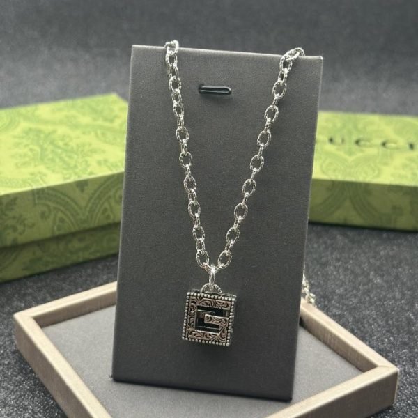 réplica,joyas,joyería,1:1,replica,fake,lujo,barato Collar Gucci Collar Doble G
