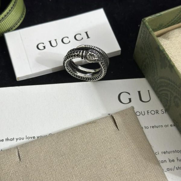 réplica,joyas,joyería,1:1,replica,fake,lujo,barato anillo gucci