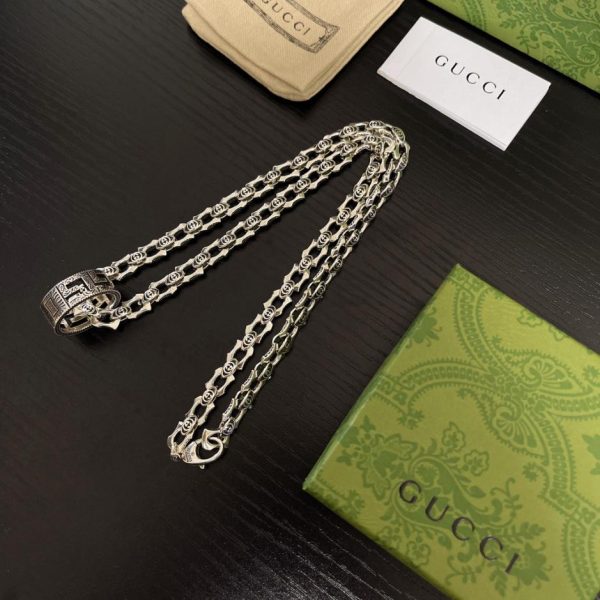 réplica,joyas,joyería,1:1,replica,fake,lujo,barato Collar con llave brillante de Gucci
