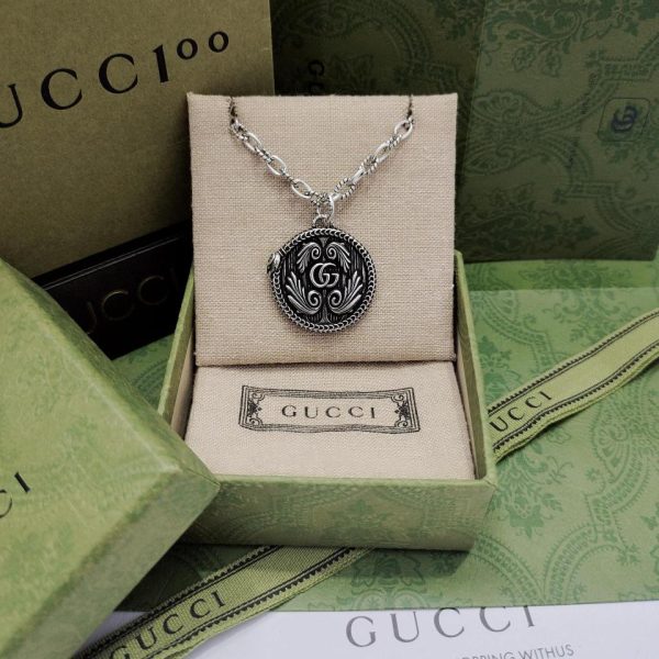 réplica,joyas,joyería,1:1,replica,fake,lujo,barato colgante de cabeza de león de Gucci