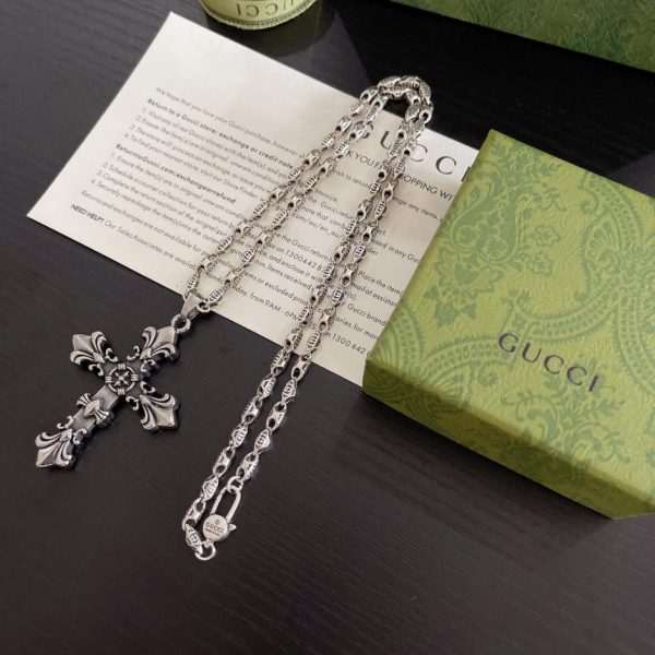 réplica,joyas,joyería,1:1,replica,fake,lujo,barato collar gucci