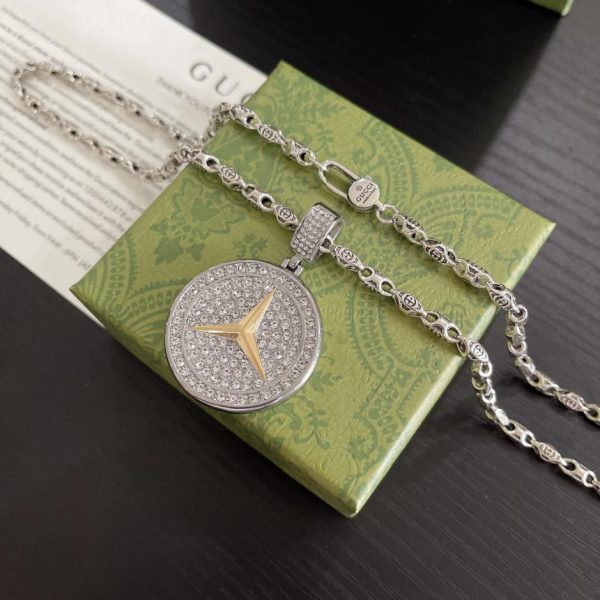 réplica,joyas,joyería,1:1,replica,fake,lujo,barato collar gucci