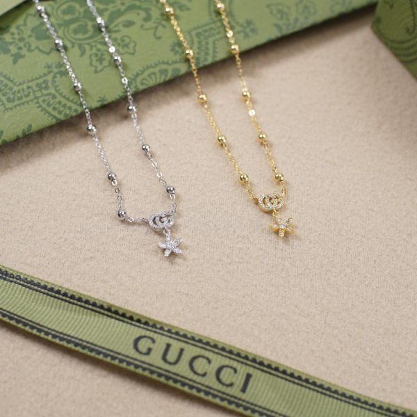 réplica,joyas,joyería,1:1,replica,fake,lujo,barato Gucci floral doble g