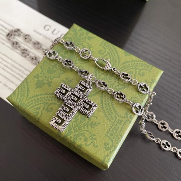 réplica,joyas,joyería,1:1,replica,fake,lujo,barato collar gucci