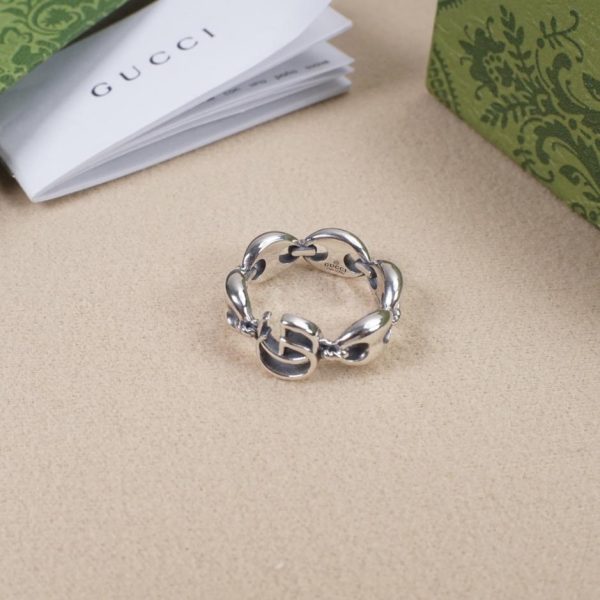 réplica,joyas,joyería,1:1,replica,fake,lujo,barato anillo con calavera de elfo de Gucci