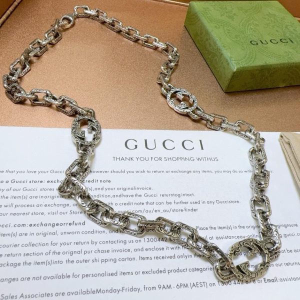 réplica,joyas,joyería,1:1,replica,fake,lujo,barato Collar Gucci Bosque de la ira