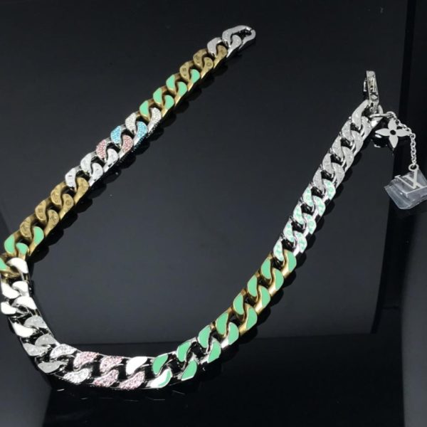 réplica,joyas,joyería,1:1,replica,fake,lujo,barato Collar de macarrones LOUIS VUITTON