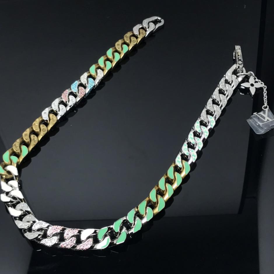 réplica,joyas,joyería,1:1,replica,fake,lujo,barato Collar cubano LOUIS VUITTON Macaron