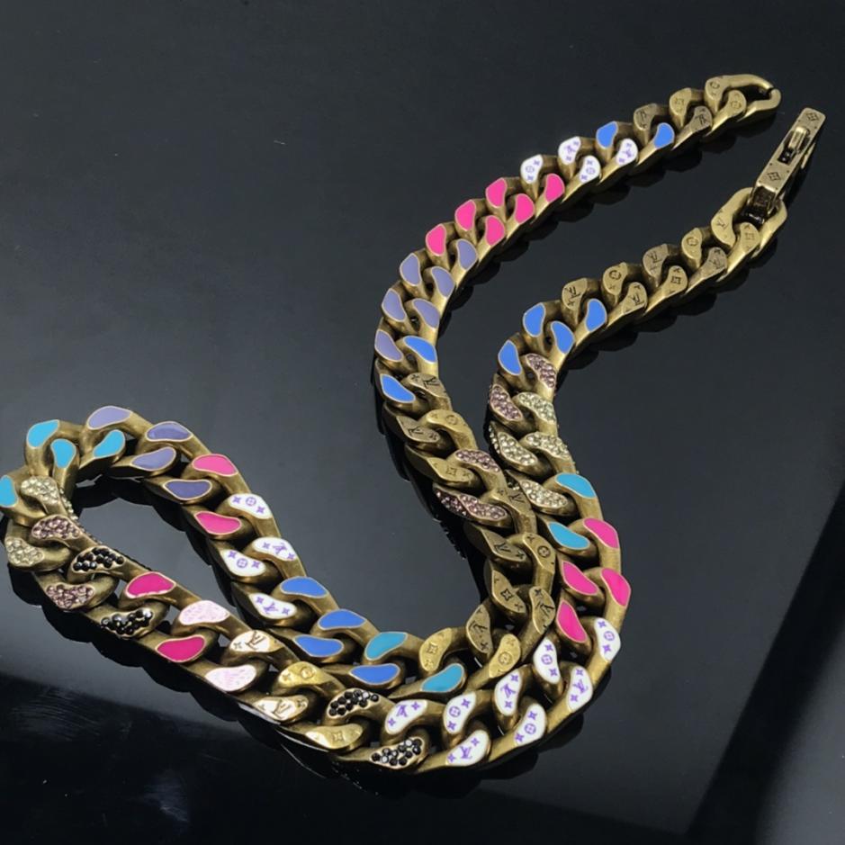 réplica,joyas,joyería,1:1,replica,fake,lujo,barato Collar Serie Macaron Cubano LOUIS VUITTON