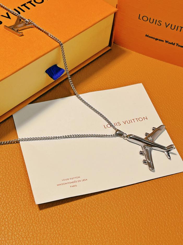 réplica,joyas,joyería,1:1,replica,fake,lujo,barato Collar LOUIS VUITTON Avión