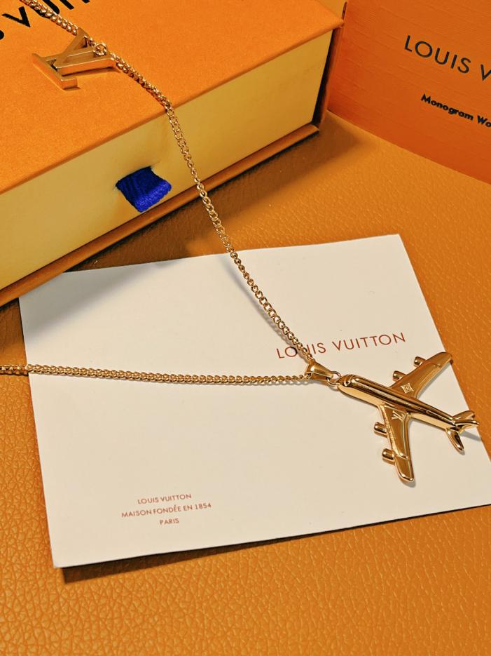 réplica,joyas,joyería,1:1,replica,fake,lujo,barato Collar LOUIS VUITTON Avión